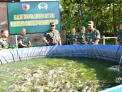 Kunker ke Kodim 0802 Ponorogo, Danrem 081/Dsj Beri Pengarahan Sekaligus Mengecek Pilot Project Ketahanan Pangan