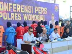 Polres Wonogiri Bongkar Sindikat Sabu, Empat Tersangka Dibekuk, Satu Buron