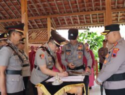 Kapolres Wonogiri Pimpin Sertijab Kasat Samapta, Kasi Propam, dan Pengukuhan Kapolsek