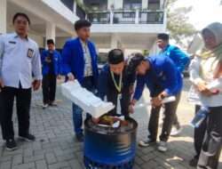 PMII Pacitan Perkenalkan Alat Pembakaran Sampah Minim Asap ke DLH