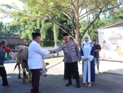 Rayakan Idul Adha 1446 H, Polres Wonogiri Bagikan 22 Hewan Kurban