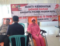 Dalam Rangka Hari Bhayangkara Ke-79 Tahun 2025, Gelar Donor Darah