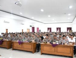 Jangan Anggap Remeh, Kapolres Kota Saat Rapat Beri Arahan Khusus Kepada Seluruh Personil