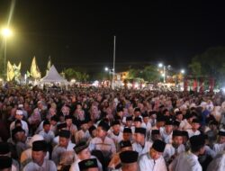 Doa Lintas Agama dan Tausiah Kebangsaan Bersama K.H Anwar Zahid Meriahkan HUT Bhayangkara ke-79 di Wonogiri   