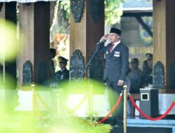 Bupati Pacitan Pimpin Upacara Hari Bhayangkara Ke-79