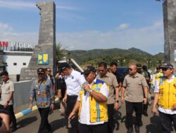 Kapolres Wonogiri Pimpin Langsung Pengamanan Kunjungan Kerja Menko AHY di Bendungan Pidekso