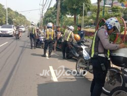 Polres Gresik Tindak 650 Pelanggar Lalu Lintas dalam Tiga Hari, Didominasi Pengendara Motor Tak Pakai Helm