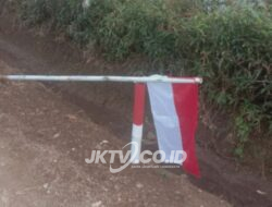 Miris Bendera Merah Putih Dan Umbul -Umbul Di Duga Sengaja dirusak Orang