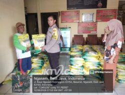 Kapolsek Ngasem Adakan Giat Beras Murah