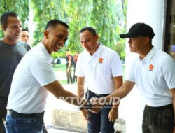 Kapolres Gresik Hadiri Open Tournament Bola Voli Piala Panglima TNI HUT Ke-80 TNI