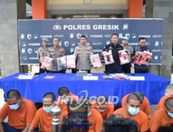 Polres Gresik Ungkap 16 Kasus Narkoba Selama 12 Hari, Amankan 20 Tersangka