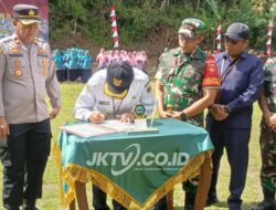 Polres Wonogiri Bersinergi Dukung Pembangunan Desa, Wakapolres Hadiri Pembukaan TMMD Sengkuyung Tahap IV Tahun 2025