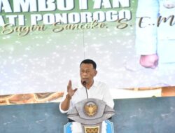 Bupati Sugiri Sancoko Hadiri Pisah Sambut Dandim 0802/Ponorogo, Sampaikan Ucapan Selamat dan Harapan untuk Pejabat Baru