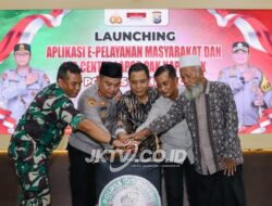 Polres Jombang Launching Aplikasi E-Pelayanan Masyarakat dan WhatsApp Center ‘Lapor Pak Kapolsek