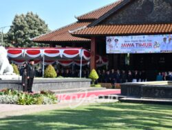 Kasdim Ponorogo Hadiri Upacara Peringatan Hari Jadi ke 80 Provinsi Jawa Timur