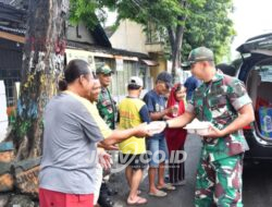 Jumat Berkah, Kodim 0802 Ponorogo Berbagi Kasih Kepada Warga