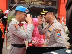 Tradisi Pisah Sambut Kapolres Gresik, AKBP Rovan Berpamitan, AKBP Ramadhan Siap Lanjutkan Pengabdian