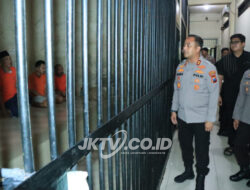 Kapolres Gresik Cek Langsung Mako dan Rutan, Sapa Warga Binaan