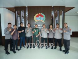 Kapolres Gresik Silaturahmi Dandim 0817, Perkuat Sinergitas TNI-Polri Jaga Kamtibmas