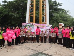 Sosialisasi PPDB TK Kemala Bhayangkari 53 di CFD Madiun Disambut Antusias Warga