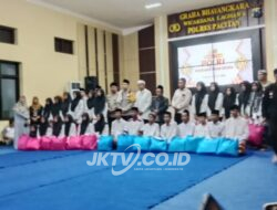 Polres Pacitan Gelar Buka Bersama Wartawan Dan Berikan Santunan Anak Yatim Dari LPYP Darussalam