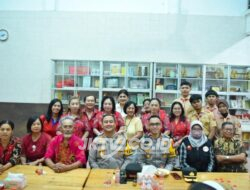 Kapolres Gresik AKBP Ramadhan Nasution Tinjau Langsung Pengamanan Cap Go Meh di Klenteng Kim Hin Kiong