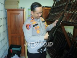 Jelang Lebaran 2026, Polres Gresik Sidak Senjata Api Personel Pastikan Kesiapan Pengamanan Mudik