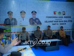 Kapolres Gresik Pastikan Kesiapan Personel dan Sarpras di Pos Pelayanan Alun-Alun Jelang Idul Fitri