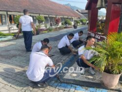 Semangat Kebersamaan Warnai Kerja Bakti dalam Rangka Hari Bakti Pemasyarakatan Ke-62 di Lapas Wonogiri