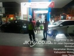 Polisi Patroli Malam, Antisipasi Kejahatan di Sejumlah Objek Vital Wonogiri