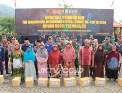 Wabup Trenggalek Apresiasi TMMD ke-128 di Desa Sukorejo, Dorong Peningkatan Ekonomi Warga