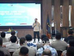 Wujud Perhatian Pimpinan, Kapolres Gresik Gelar Tasyakuran Ulang Tahun Personel