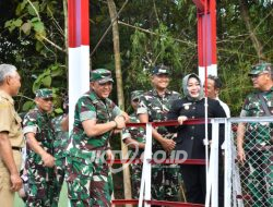 Pangdam V/Brawijaya Tinjau Lokasi Brigif TP dan Yonif TP serta Tinjau Jembatan Perintis Garuda di Ponorogo