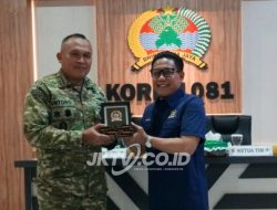 Korem 081/DSJ Terima Kunjungan Kerja Komisi I DPR RI