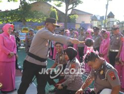 Polres Wonogiri Gelar Upacara Kenaikan Pangkat Reguler dan Pengabdian Periode 1 Juli 202