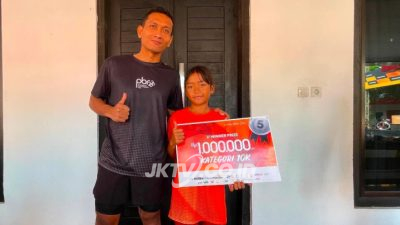 Raih Uang Pembinaan Rp1 Juta, Alifia Ratu Askha Masuk Lima Pelari Terbaik Putri 10K Bhayangkara RUN 2026