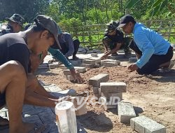 Danki Satgas TMMD 129 Bulu Lor Ajak Anggota Giat Bekerja