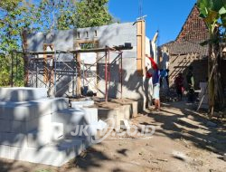 Puguh Terharu, TMMD ke-129 Kodim 0802/Ponorogo Bangun Rumah Layak Huni dari Nol