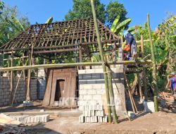 Teknik “Jagul” Percepat Rehab RTLH TMMD ke-129, Rumah Miseni Tetap Pertahankan Model Limas