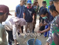 TMMD 129 Bulu Lor Gelar Penyuluhan Hanpangan Kepada Petani Demo Pembuatan Jadam Sulfur