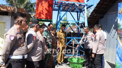 Polres Wonogiri Hadirkan Sumber Air Bersih, Warga Tegalharjo Tak Lagi Kesulitan Hadapi Musim Kemarau