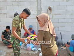 Segelas Kopi Mbah Parmi Warnai Kebersamaan Satgas TMMD dan Warga Bulu Lor
