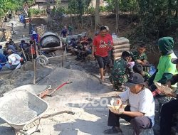 Kerja dan Istirahat Bersama, Simbol Kemanunggalan TNI dan Rakyat di TMMD 129 Bulu Lor