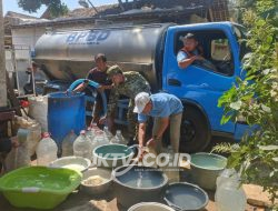 TNI-Polri Hadir Atasi Kekeringan Air Bersih di Panggul