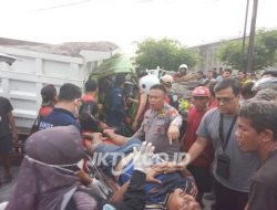 Kabagops Polres Ponorogo Bersama Anggota Sigap Bantu Korban Laka Lantas di Babadan