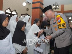 Sentuhan Humanis Polres Blitar di Hari Maulid Nabi: Gelar Pengajian hingga Santuni Anak Yatim