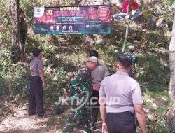 Kolaborasi Polres Ponorogo bersama Lintas Sektor Cegah Karhutla Sisir Kawasan Rawan Kebakaran