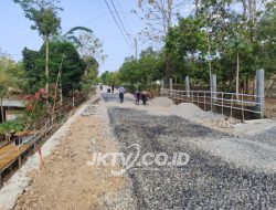 Jalan Ruas Gesing – Krembangan di Kismantoro Dibangun, Warga Bersyukur Akses Kini Mulus