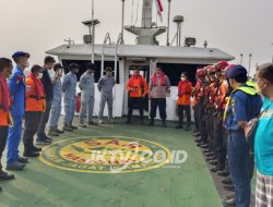 Hari Ketiga, KP Sanjaya-7017 Polri dan KN SAR Tetuka Terus Sisir Perairan Selat Sunda