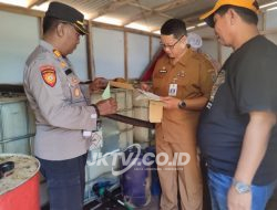 Polsek Tegalombo Lakukan Sidak ke Lokasi Tambang PT Napel Batu Indonesia di Desa Gemaharjo